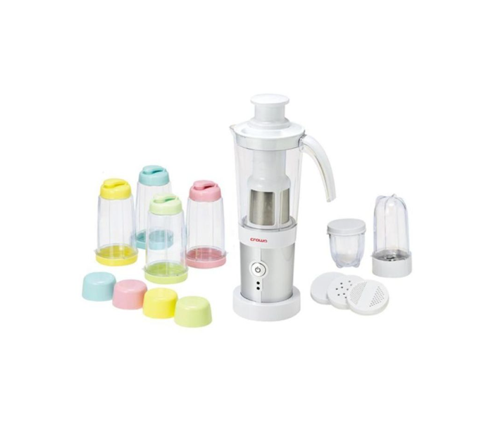 Crownline BL-184 220W 21-Piece Handheld Multifunctional Blender Set - White - Zoom Image 5