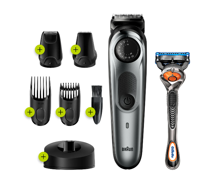 Braun BT7240 Beard Trimmer with Precision Dial - Black - Zoom Image 1