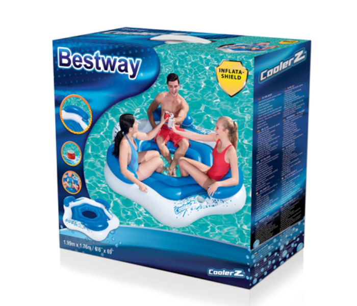 Bestway 43111 Hydro Force X3 Island - Blue and White - Zoom Image 6