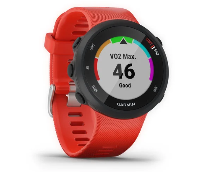 Garmin 010-02156-16 Large Forerunner 45S GPS Smart Watch - Lava Red - Zoom Image 3