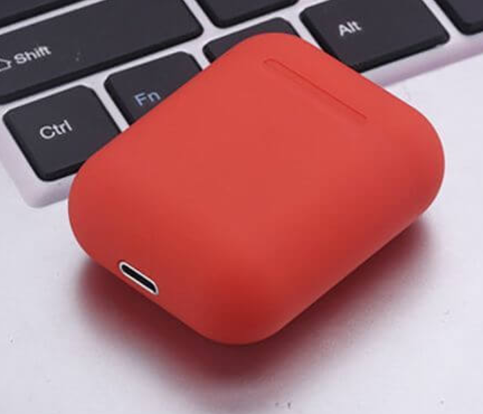 V 11 Wireless Bluetooth Airpod - Red - Zoom Image 3