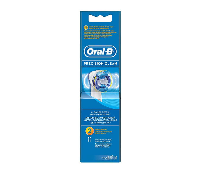 Oral-B EB20-2 Pack of 2 Precision Clean Brush Replacement Head - Zoom Image 4