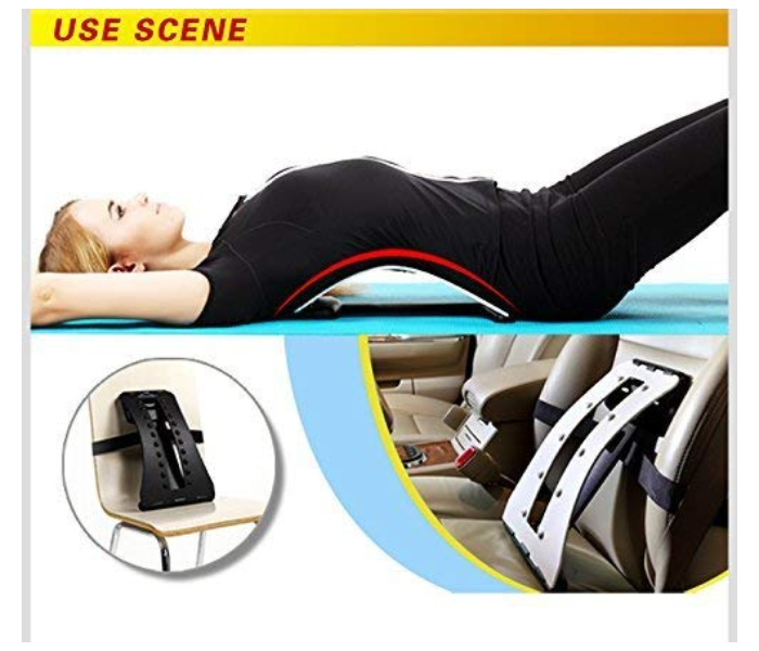 Jongo Magic Back Support Multi Level Back Stretching Device - Black - Zoom Image 5