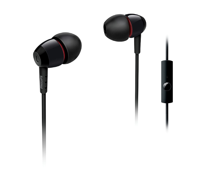 Philips SHE7005A In Ear Headset with Mic - Black - Zoom Image 1