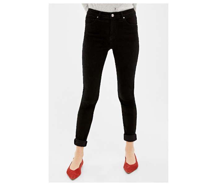 Springfield AW19 Denim Basic EU 40 For Women - Black - Zoom Image 2