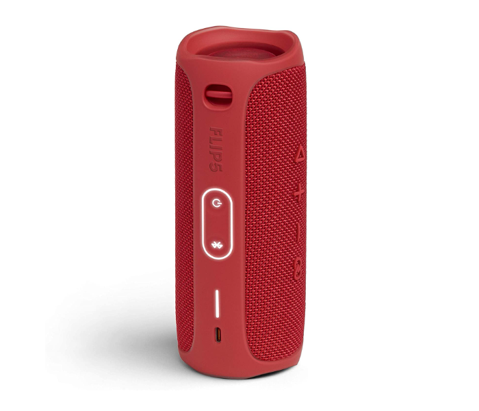 JBL Flip 5 Portable Waterproof Bluetooth Speaker - Red - Zoom Image 4