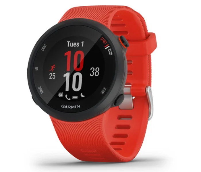 Garmin 010-02156-16 Large Forerunner 45S GPS Smart Watch - Lava Red - Zoom Image 1