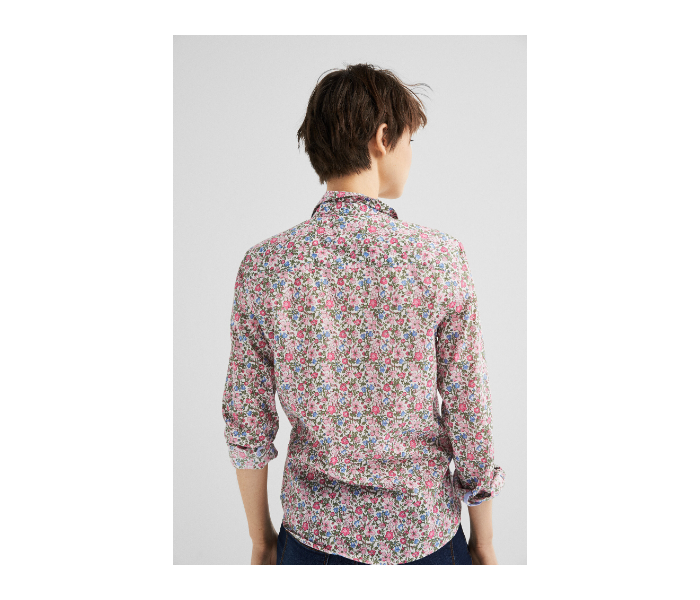 Springfield SS19 Long Sleeve Floral Blouse EU 38 For Women - Light Pink - Zoom Image 4