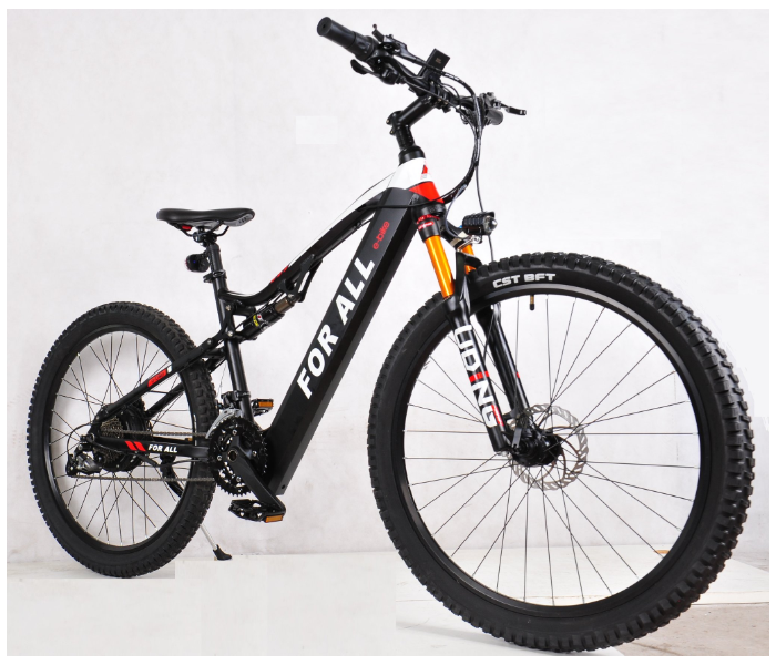 For All 500 Watts Beast Bicycle - Black - Zoom Image 1