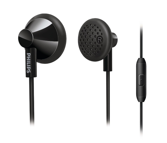 Philips SHE2105BK In Ear Headset with Mic - Black - Zoom Image 4