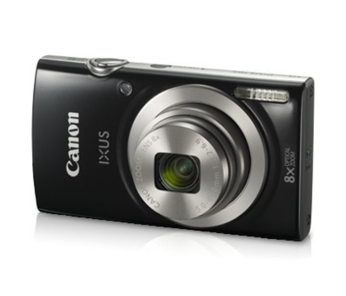 Canon IXUS 185 20MP Digital Camera with 8x Optical Zoom - Black - Zoom Image 2