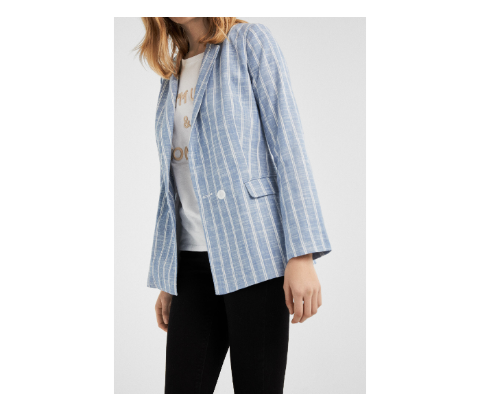 Springfield SS19 Striped Kimonos Small For Women - Light Blue - Zoom Image 1