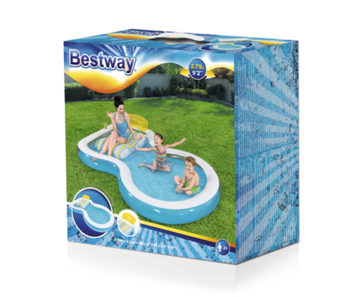 Bestway 54168 Staycation Pool - White and Blue - Zoom Image 5