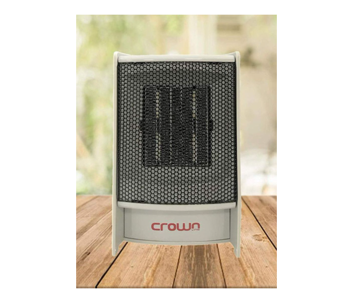 Crownline HT-132 500W Ceramic Room Heater - White and Grey - Zoom Image 2