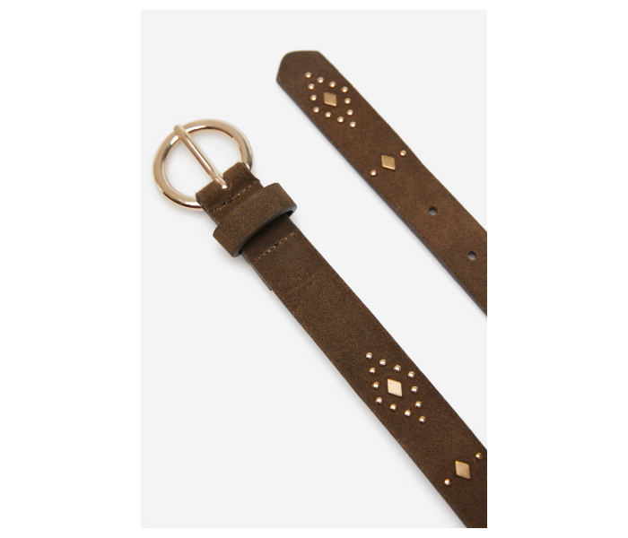 Springfield AW19 Belt 95 For Women - Brown and Gold - Zoom Image 3