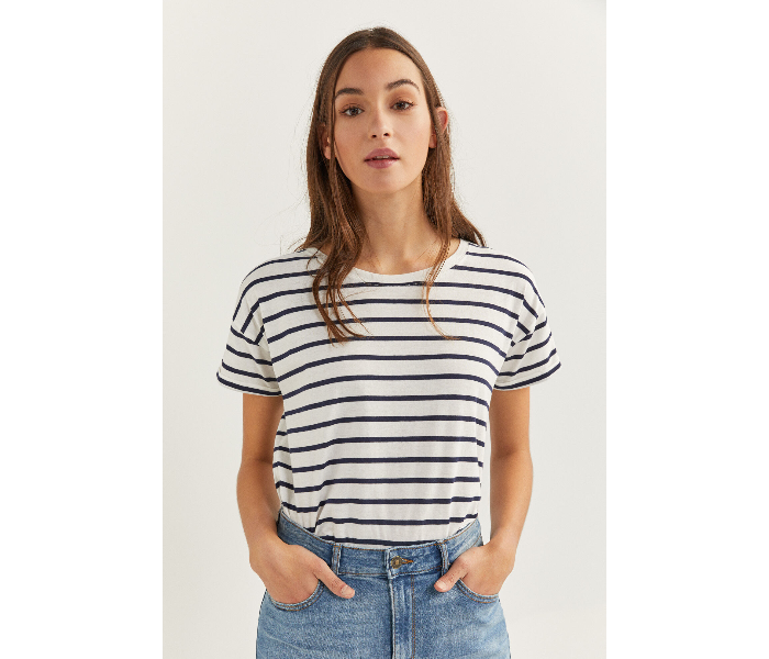 Springfield SS20 Striped Tank Top Large - White and Blue - Zoom Image 1