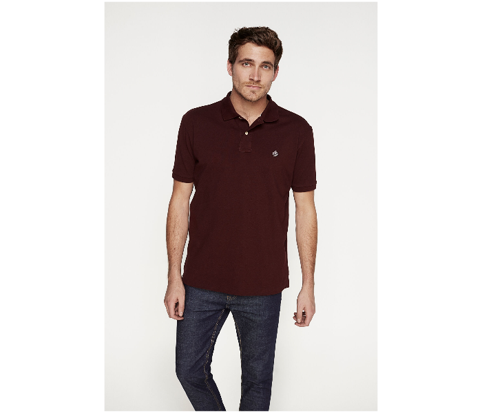 Springfield SS18 Basic Polo T Shirt XXXL - Maroon - Zoom Image 1