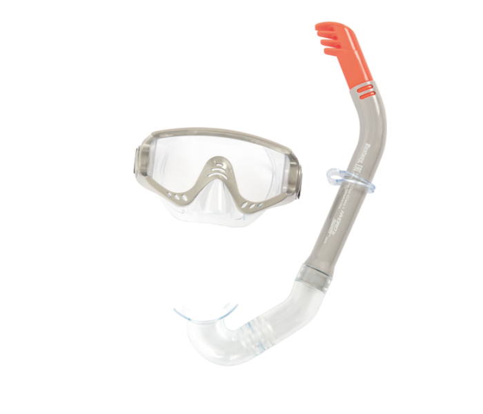 Bestway 24020 Snorkelite Mask and Snorkel - Grey - Zoom Image 1