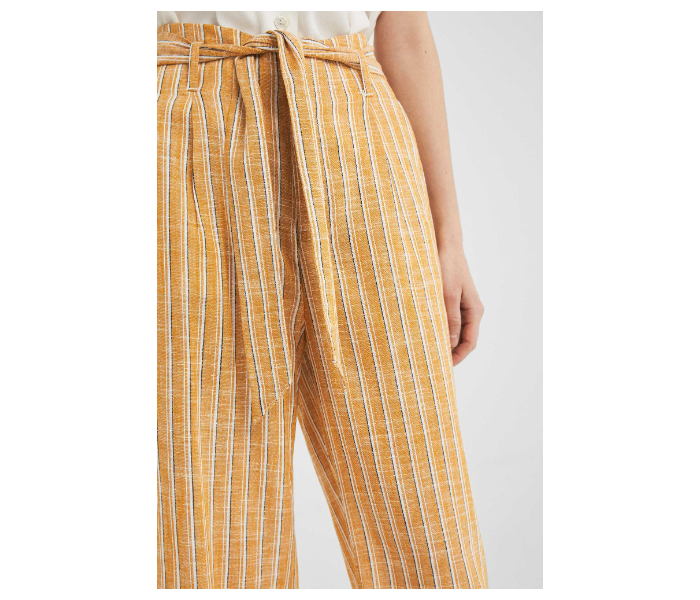 Springfield SS19 Striped Cotton Fancy Pant EU 36 For Women - Yellow - Zoom Image 4