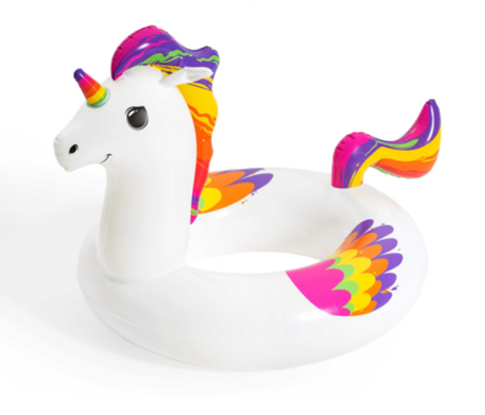 Bestway 36159 Fantasy Unicorn Swim Ring - White - Zoom Image 1