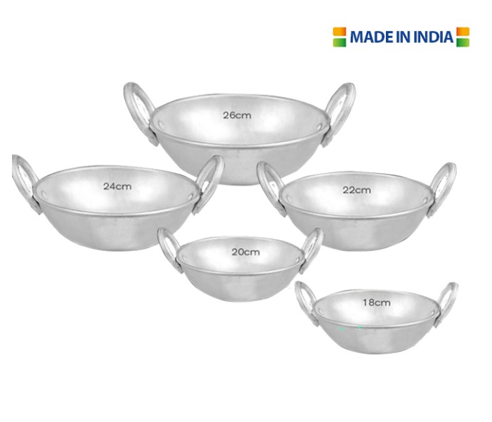 Olympia OE-1413-OLD 5 pcs Multipurpose Aluminium Balti Dish - Zoom Image 1