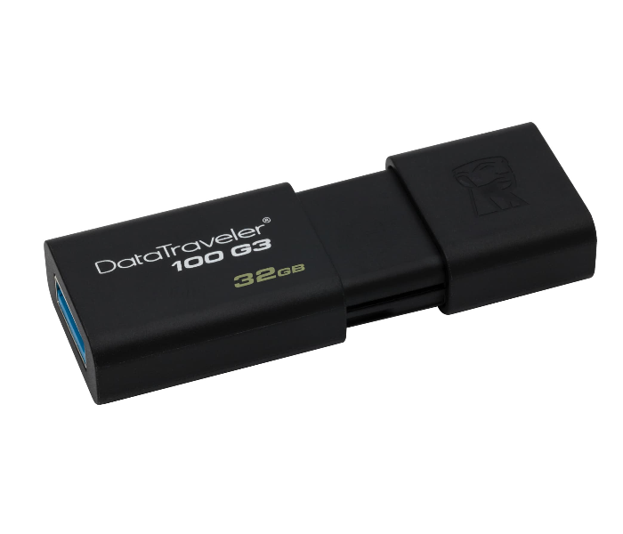 Kingston DT100G3 32GB USB 3 Flash Drive - Black - Zoom Image 2