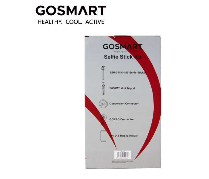 GoSmart GS3N1SS 3 In 1 Selfie Stick - Black - Zoom Image 3