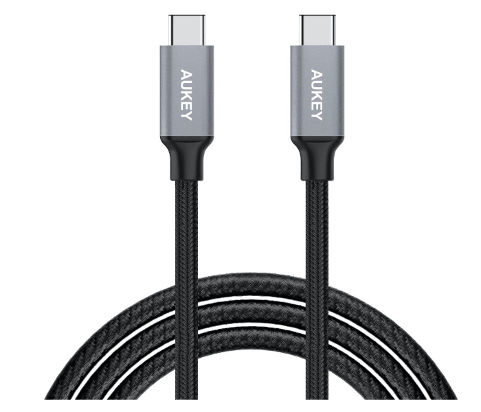 Aukey CD5G 1m USB 2.0 USB-C to USB-C Cable - Grey - Zoom Image 1