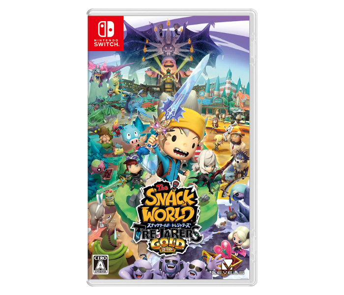 The Snack World Trejarers Gold Japanese Import Free Region Level  5 Game for Nintendo Switch - Zoom Image 1