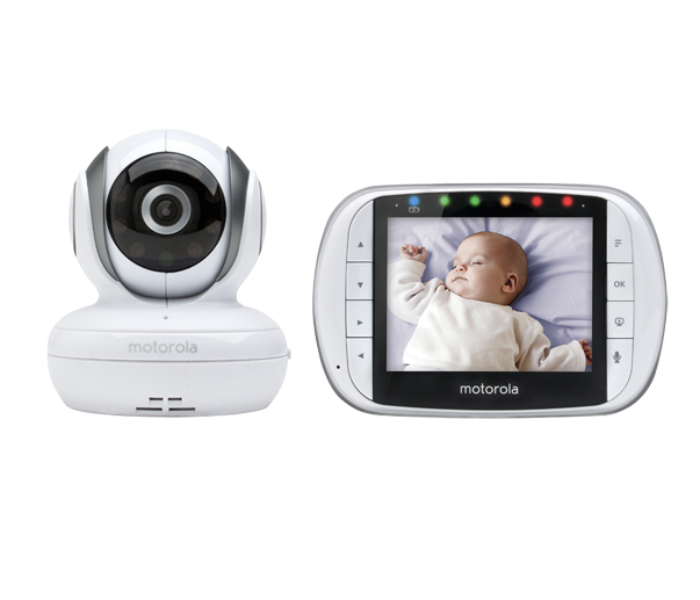 Motorola MBP36S Digital Video Baby Monitor - White - Zoom Image 1