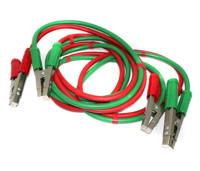 600A Car Auto Battery Booster Jumper Cables With Clamp - Red and Green - Zoom Image