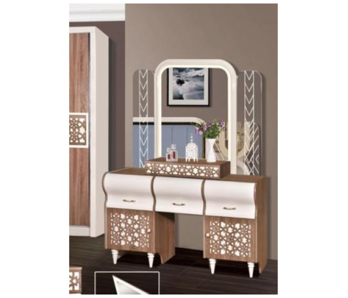 Nephrin Bedroom Set with Drawer Wardrobe - Wood - Zoom Image 6