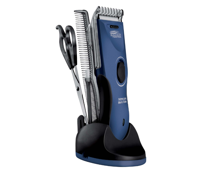 Sencor SHP 100 Trimmer with Ceramic Blade - Silver and Blue - Zoom Image