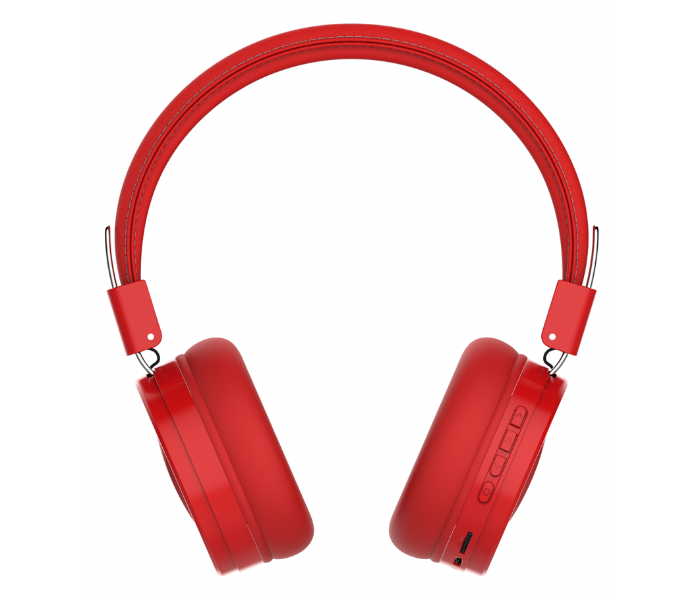 Microdigit MD331T Premium Wireless Stereo Headphone - Red - Zoom Image 2