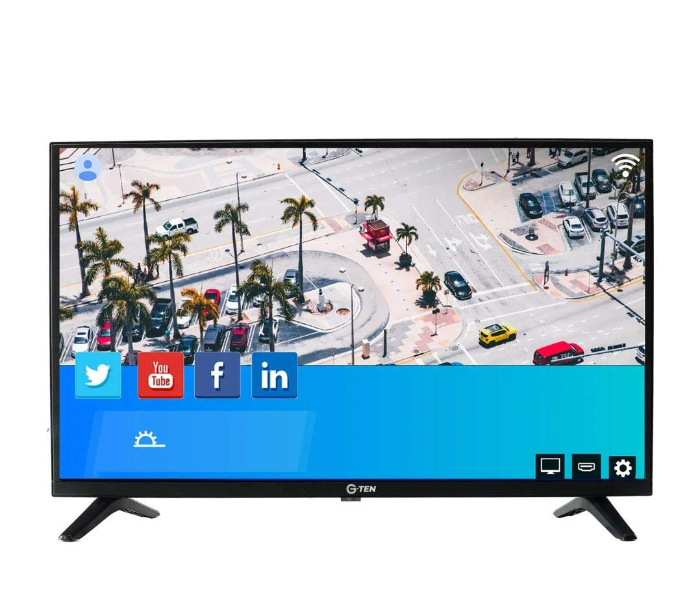 G Ten 32 Inch HD Smart LED TV - Black - Zoom Image 1