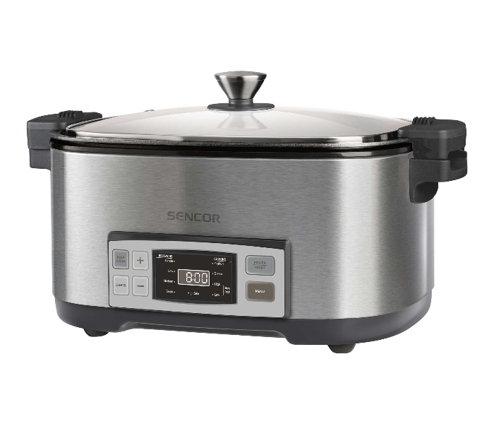 Sencor SPR 5500SS 6 Litre Slow Cooker - Stainless Steel - Zoom Image 1