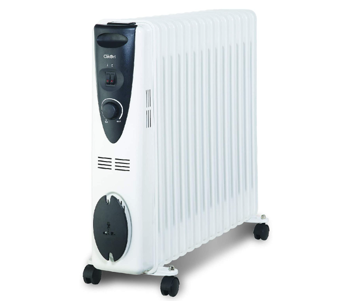 Clikon CK4220 Oil Heater 13 Fins 2500 Watts 3 Heating Setting - Black - Zoom Image