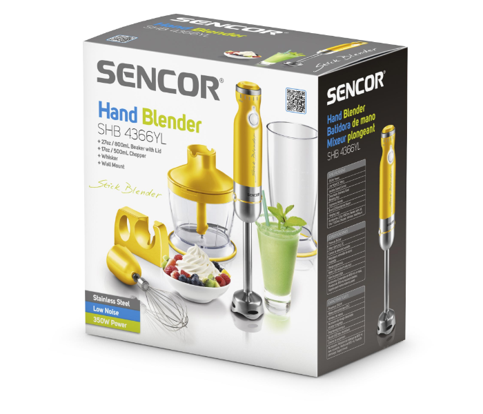 Sencor SHB 4366YL Hand Blender - Yellow - Zoom Image 6