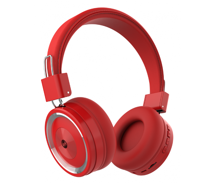 Microdigit MD331T Premium Wireless Stereo Headphone - Red - Zoom Image 1