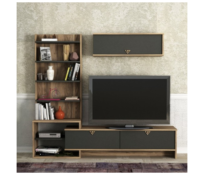 Lonin Piril 2 Carton TV Table - Wood - Zoom Image 1