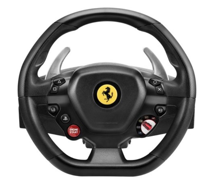 Thrustmaster T80 Ferrari 488 GTB Edition Racing Wheel TM-WHL-T80FRARI488-GTB For PlayStation - Zoom Image 1