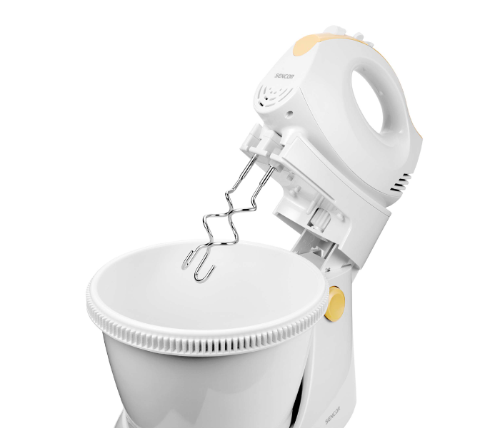 Sencor SHM5330 Hand Mixer with Rotating Bowl - White - Zoom Image 5