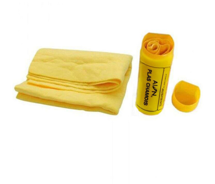 Car Cleaning Towel - Yellow - Zoom Image