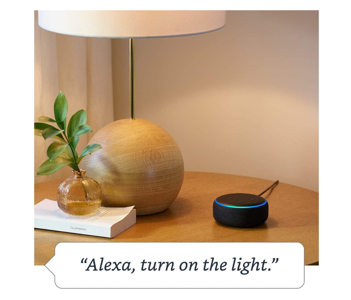 Alexa Echo Dot 3rd Generation Smart Speaker - Charcoal - Zoom Image 3