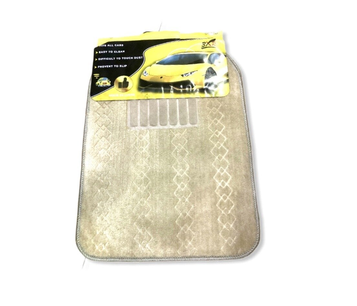 3XR 5 Piece Car Mat For Sedan Cars - Beige - Zoom Image 1