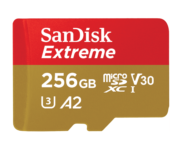 Sandisk SDSQXA1-256G-GN6MN 256GB Extreme Micro SDXC Memory Card - Zoom Image