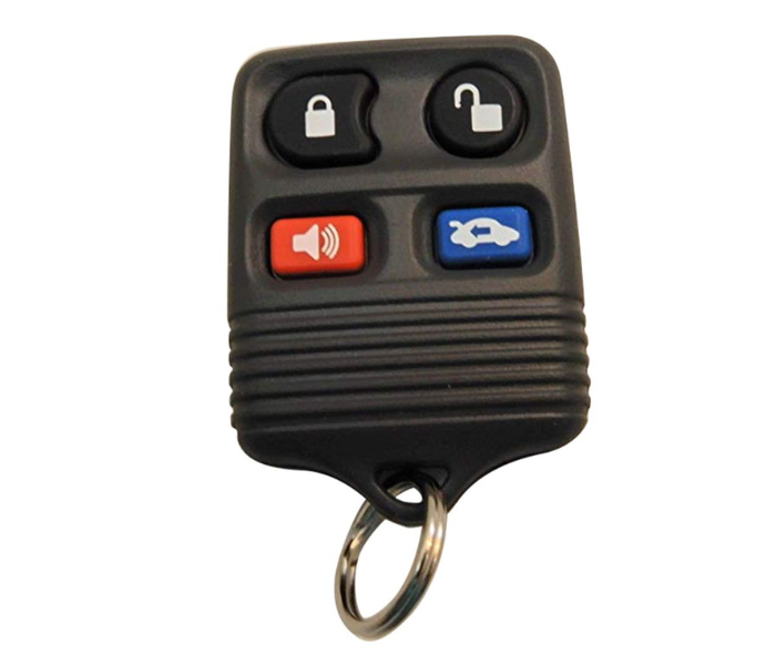 Keyless Remote Control For Ford - Black - Zoom Image