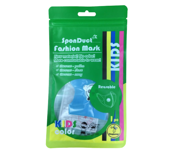 Spon Duct Fashion Mask for Kids - Light Blue - Zoom Image