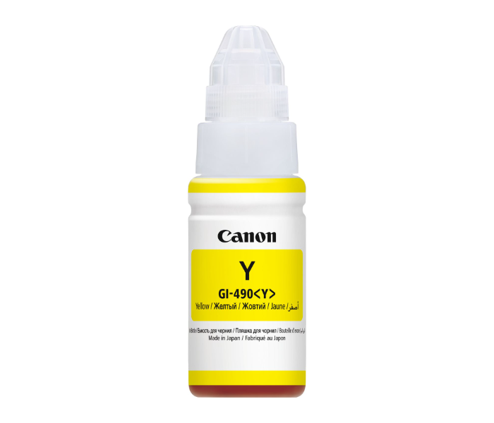 Canon GI-490 Ink Bottle - Yellow - Zoom Image 1