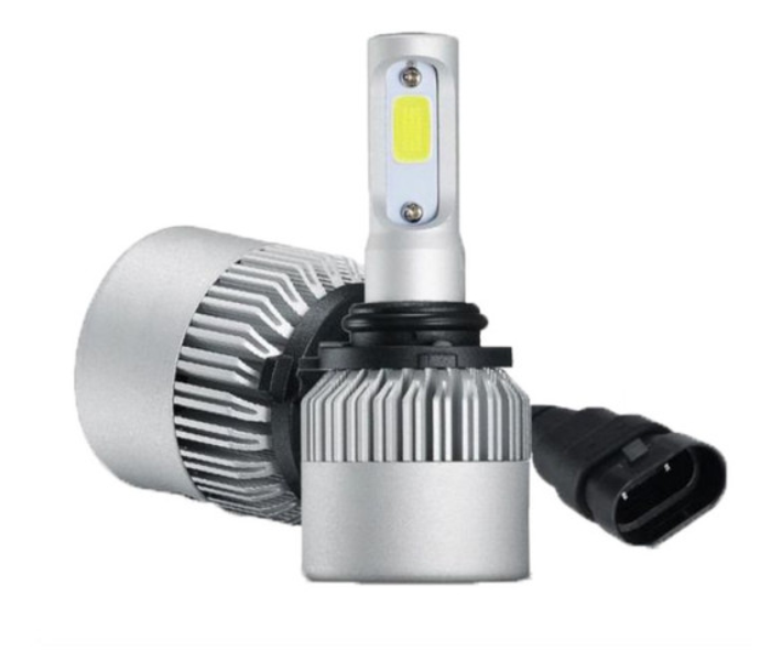 LED Headlight Bulb - Black and Silver - Zoom Image